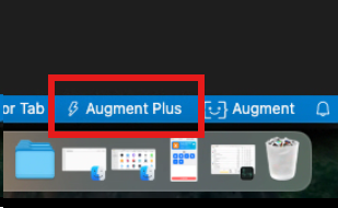 点击Augment Plus图标
